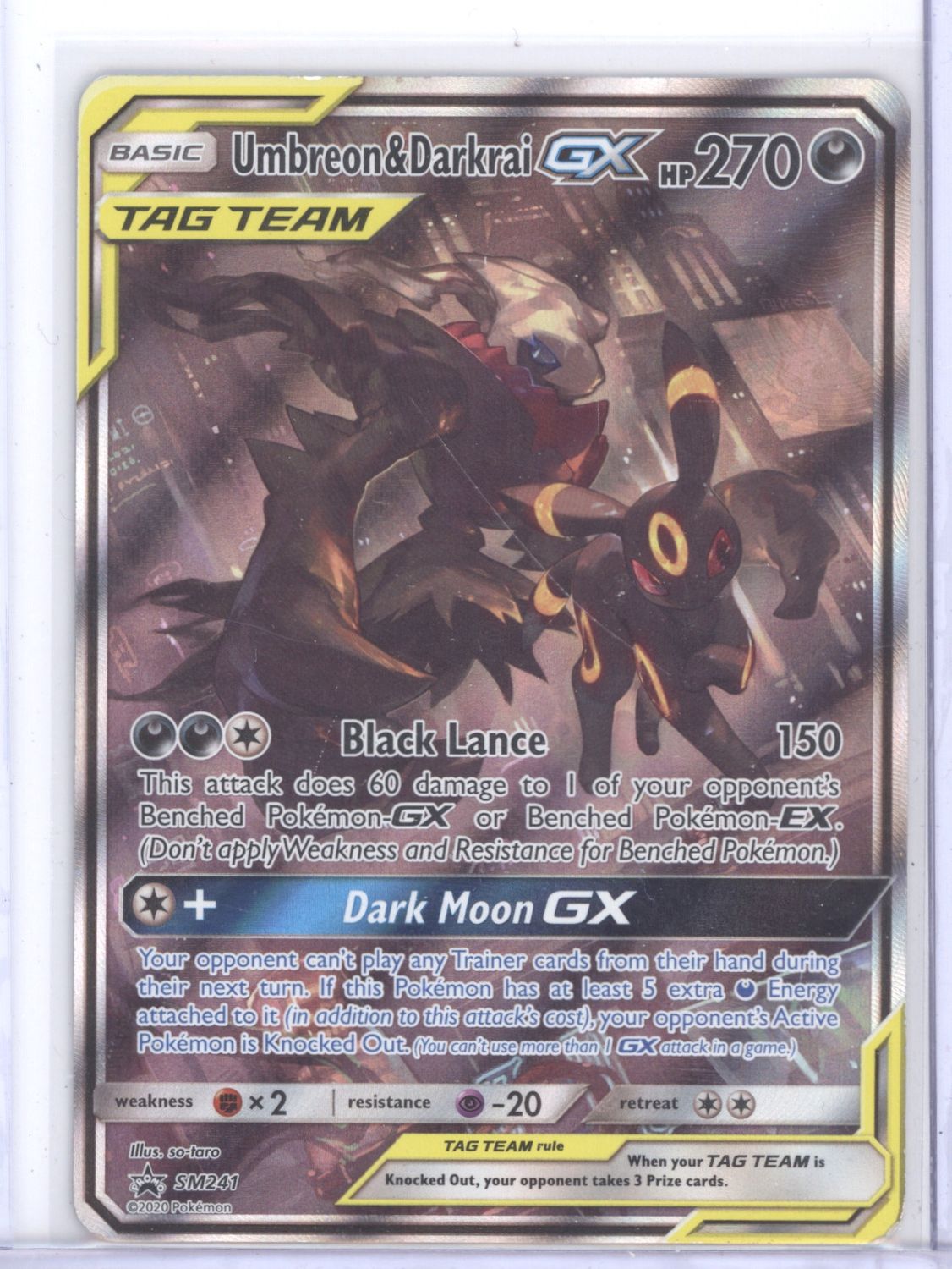 Umbreon &amp; Darkrai GX - SM241 - SM Promos (SMP) DMG