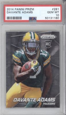 2014 Panini Prizm #281 Davante Adams PSA 10