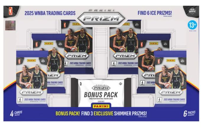 2025 Panini Prizm WNBA Basketball Costco Bundle Box