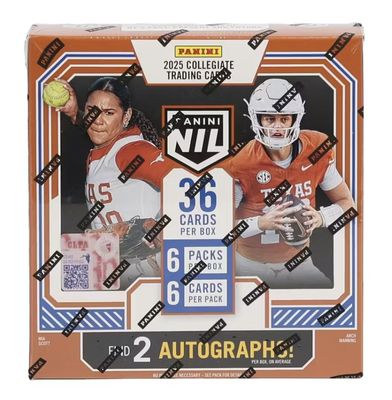 2025 Panini NIL Texas Longhorns Hobby Box