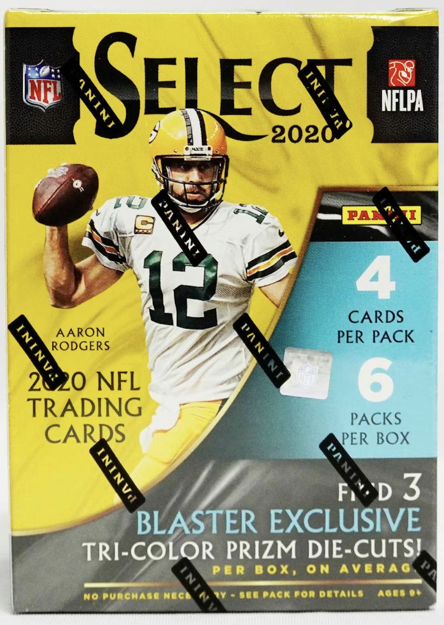 2020 Panini2020 Panini Select Football Blaster Box (Tri-Color Prizms)