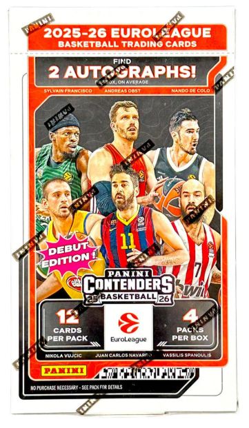 2025-26 Panini Contenders Euro League Basketball Hobby Box