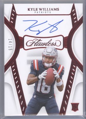 2025 Panini Flawless #RDS-KWS Kyle Williams Red Autograph /15