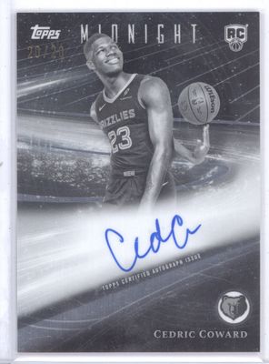 2025-26 Topps Midnight #RHS-CC Cedric Coward Horizon Signature Equinox /20