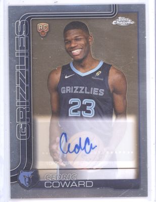 2025-26 Topps Chrome #TCAR-CC Cedric Coward Chrome Rookie Autographs