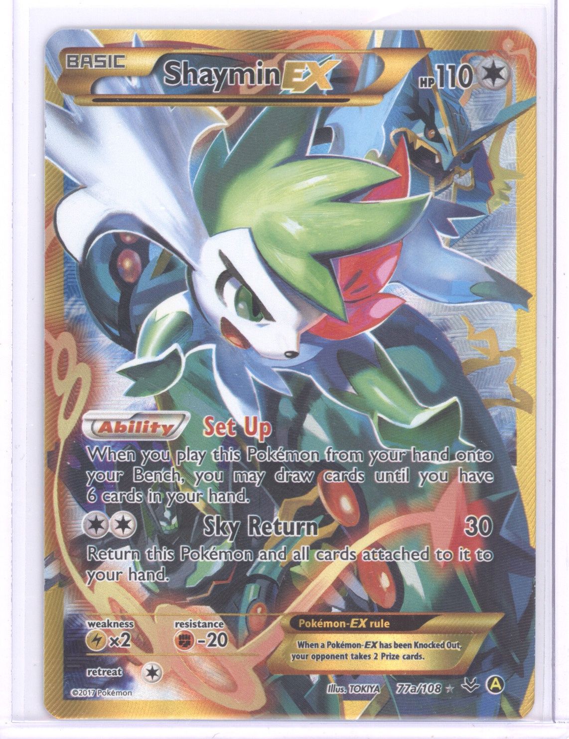 Shaymin EX - 77a/108 - Alternate Art Promos (PR)