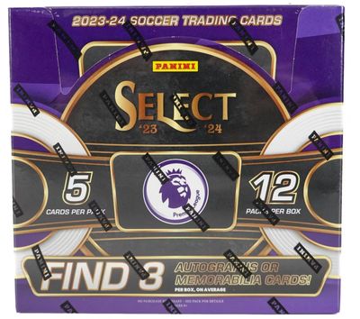 2023/24 Panini Select Premier League EPL Soccer Hobby Box