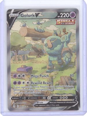Golurk V (Alternate Full Art) - SWSH07: Evolving Skies (SWSH07) - NM