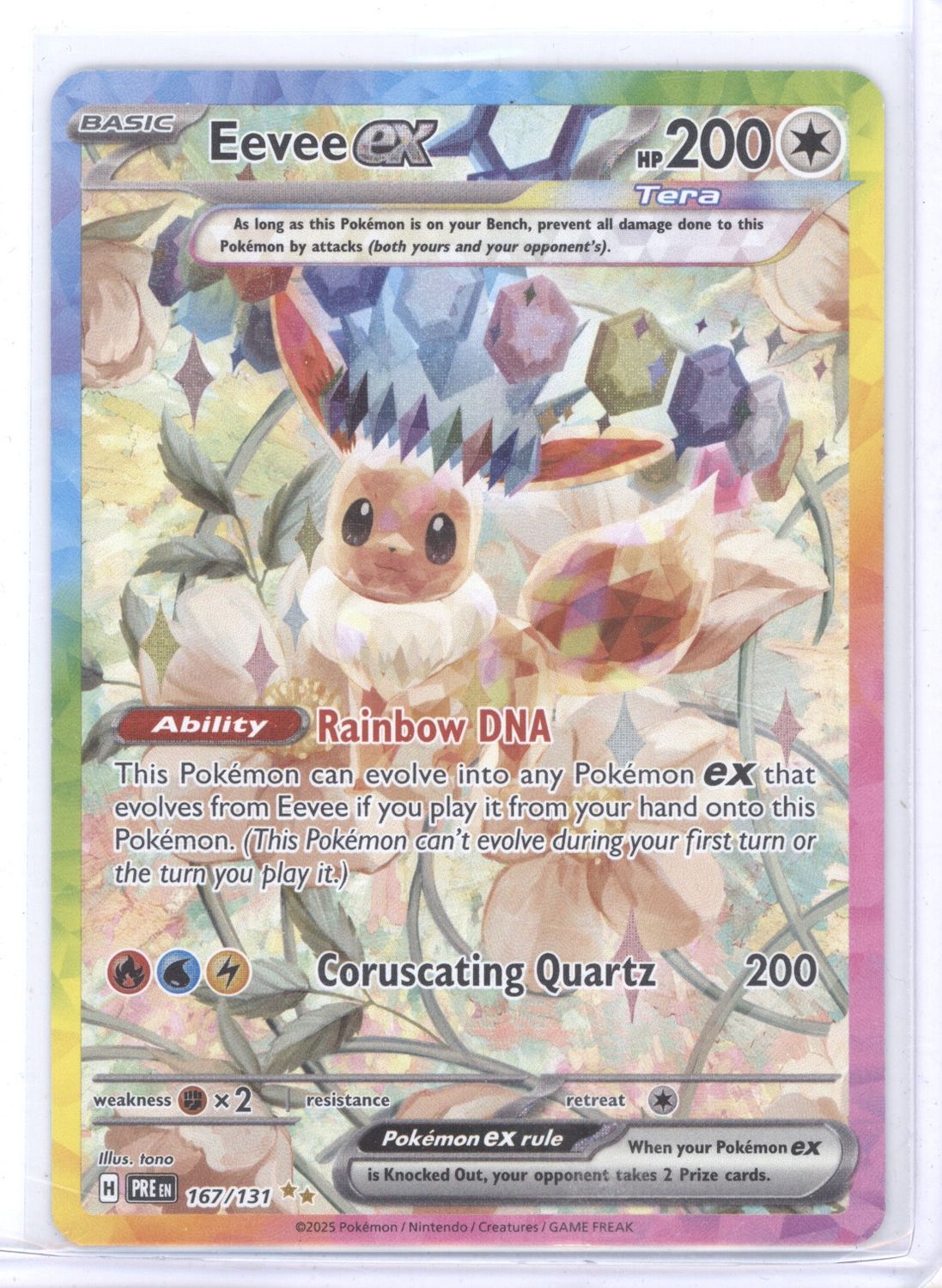 Eevee ex - 167/131 - SV: Prismatic Evolutions (PRE)