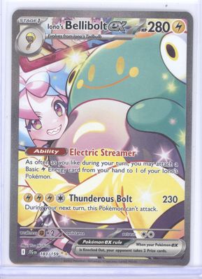 Iono's Bellibolt ex - 183/159 - SV09: Journey Together (JTG) - NM