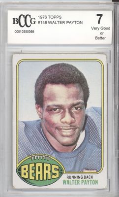 1976 Topps #148 Walter Payton BCCG 7