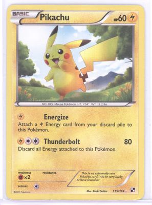 Pikachu - Black and White (BLW) - MP