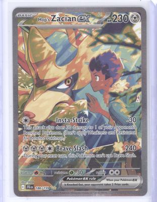Hop's Zacian ex - 186/159 - SV09: Journey Together (JTG) - NM