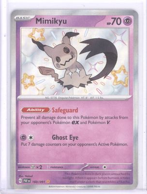 Mimikyu -160/091 - SV: Paldean Fates (PAF)
