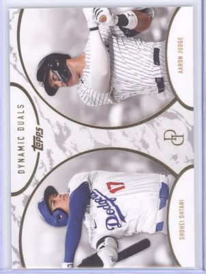 2025 Topps Dynamic Duals #24 Shohei Ohtani / Aaron Judge
