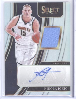 2021-22 Panini Select #AM-NJK Nikola Jokic Autographed Memorabilia #/99