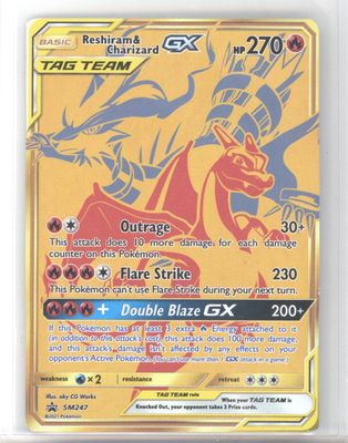 Reshiram &amp; Charizard GX - SM247 - SM Promos (SMP) (4/12)