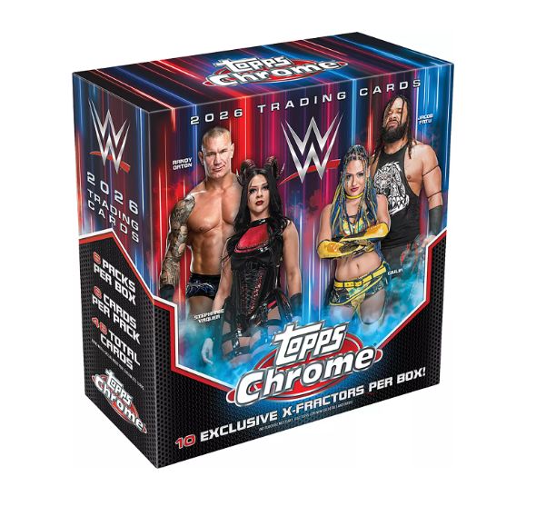 2026 Topps Chrome WWE Mega Box