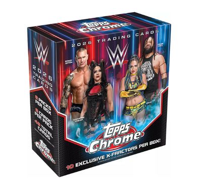 2026 Topps Chrome WWE Mega Box