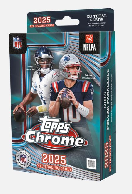 2025 Topps Chrome Football Hanger Box