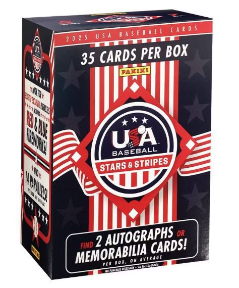 2025 Panini Stars &amp; Stripes Baseball Blaster Box