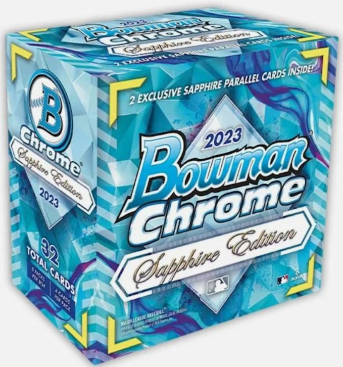 2023 Bowman Chrome Baseball Sapphire Edition Hobby Box