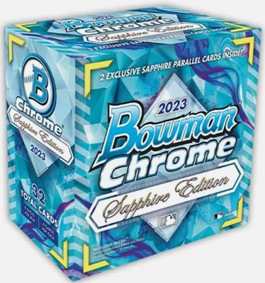 2023 Bowman Chrome Baseball Sapphire Edition Hobby Box
