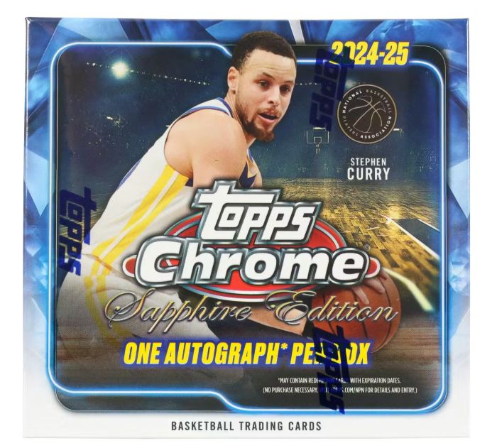 2024-25 Topps Chrome Basketball Sapphire Edition Hobby Box