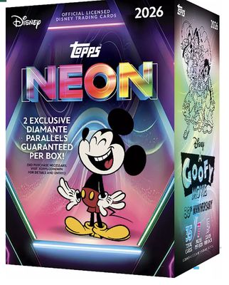 2026 Topps Neon Disney Value Box