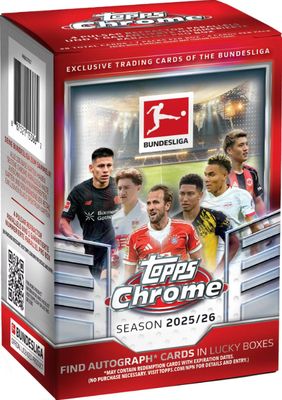 2025/26 Topps Chrome Bundesliga Soccer Blaster Box