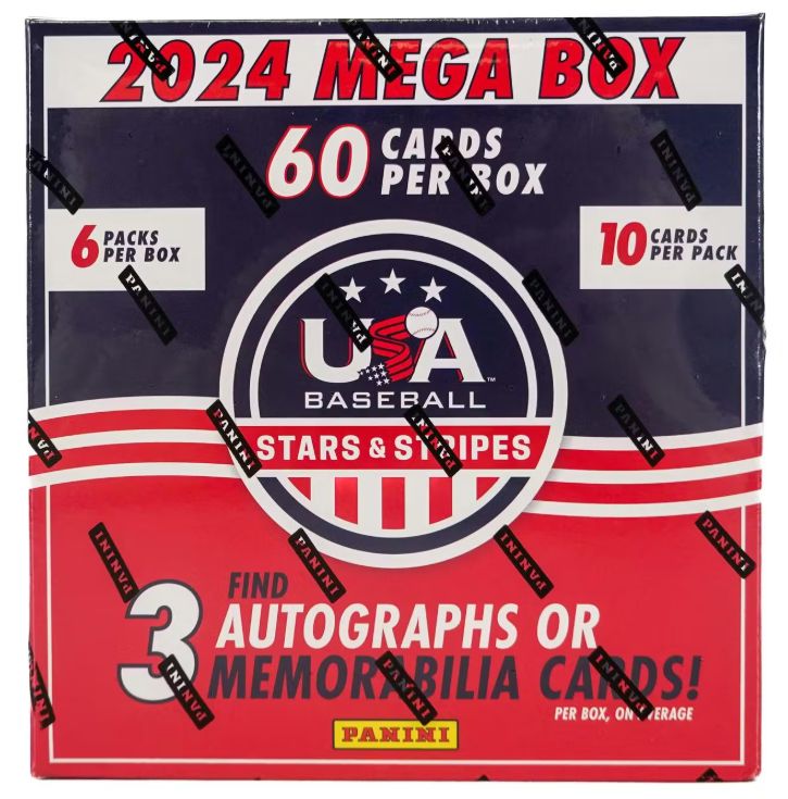 2024 Panini USA Stars &amp; Stripes Baseball Mega Box