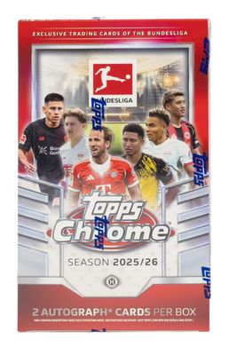 2025/26 Topps Chrome Bundesliga Soccer Hobby Box
