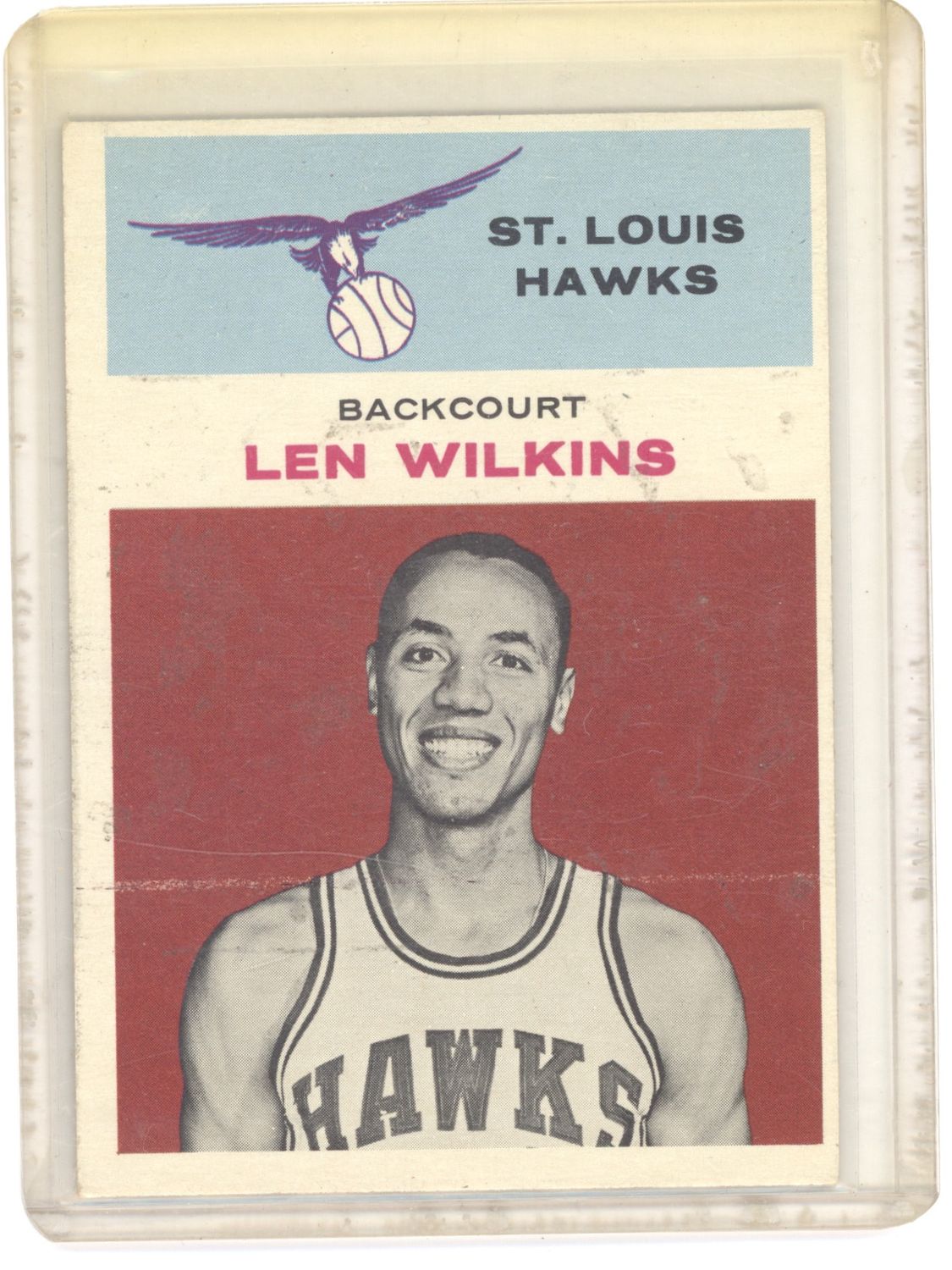 1961 Fleer Len wilkins #44