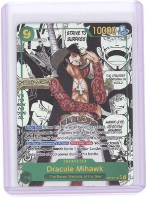 Dracule Mihawk (Manga) - The Azure Sea's Seven (OP14)