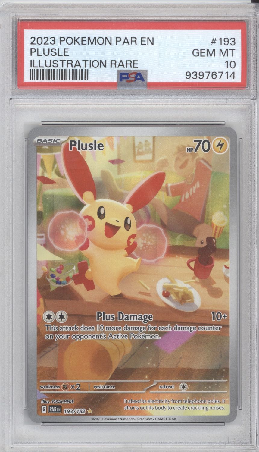 Plusle - 193/182 - SV04: Paradox Rift (PAR) PSA 10