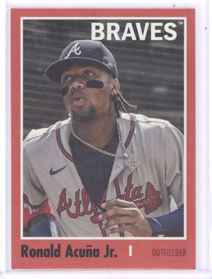 2024 Topps Heritage #116 Ronald Acuna Jr. Red Foil /50