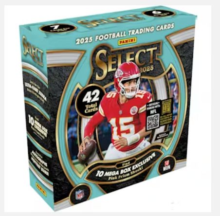 2025 Panini Select Football Mega Box (Pink Prizm Shock Parallels!)