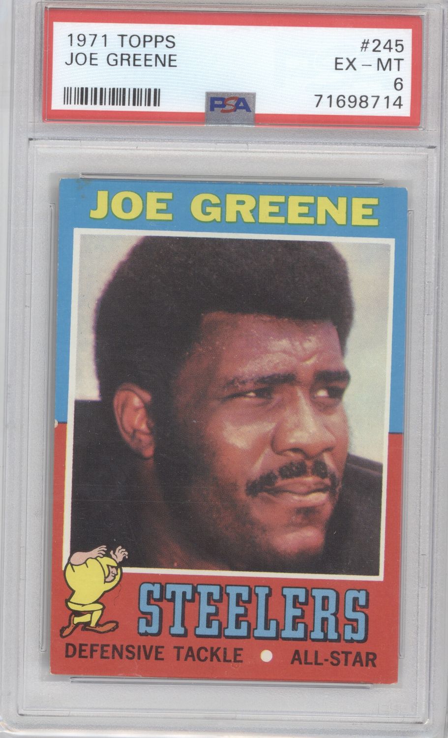 1971 Topps Joe Greene PSA 6