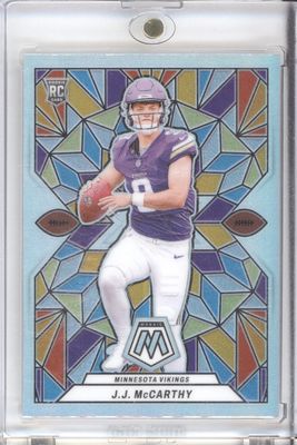 2024 Mosaic Football JJ McCarthy Rookie Stained Glass