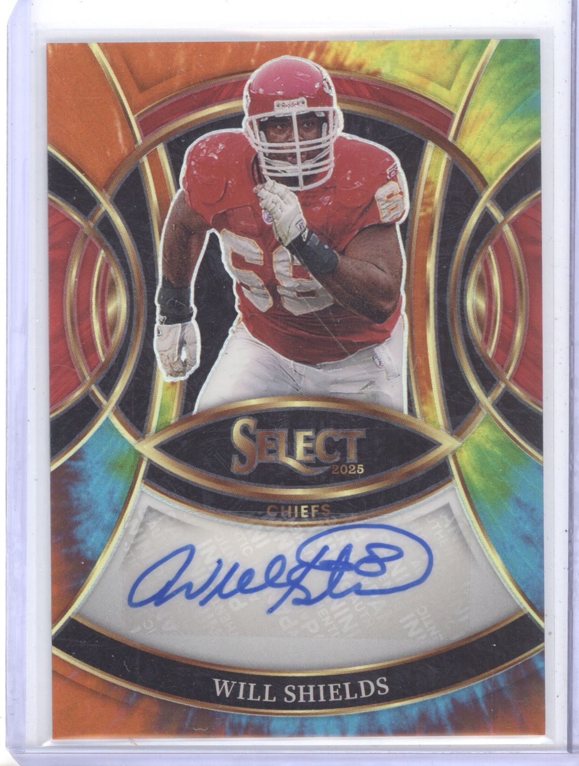 2025 Select Football Will Shields Tie-Dye Auto /25