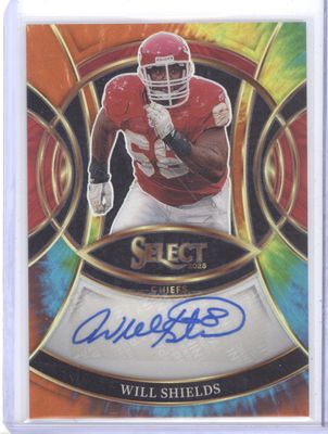 2025 Select Football Will Shields Tie-Dye Auto /25