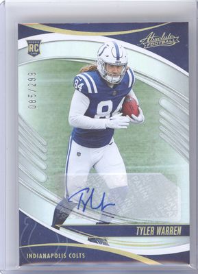 2025 Absolute Football Tyler Warren Rookie Auto /299