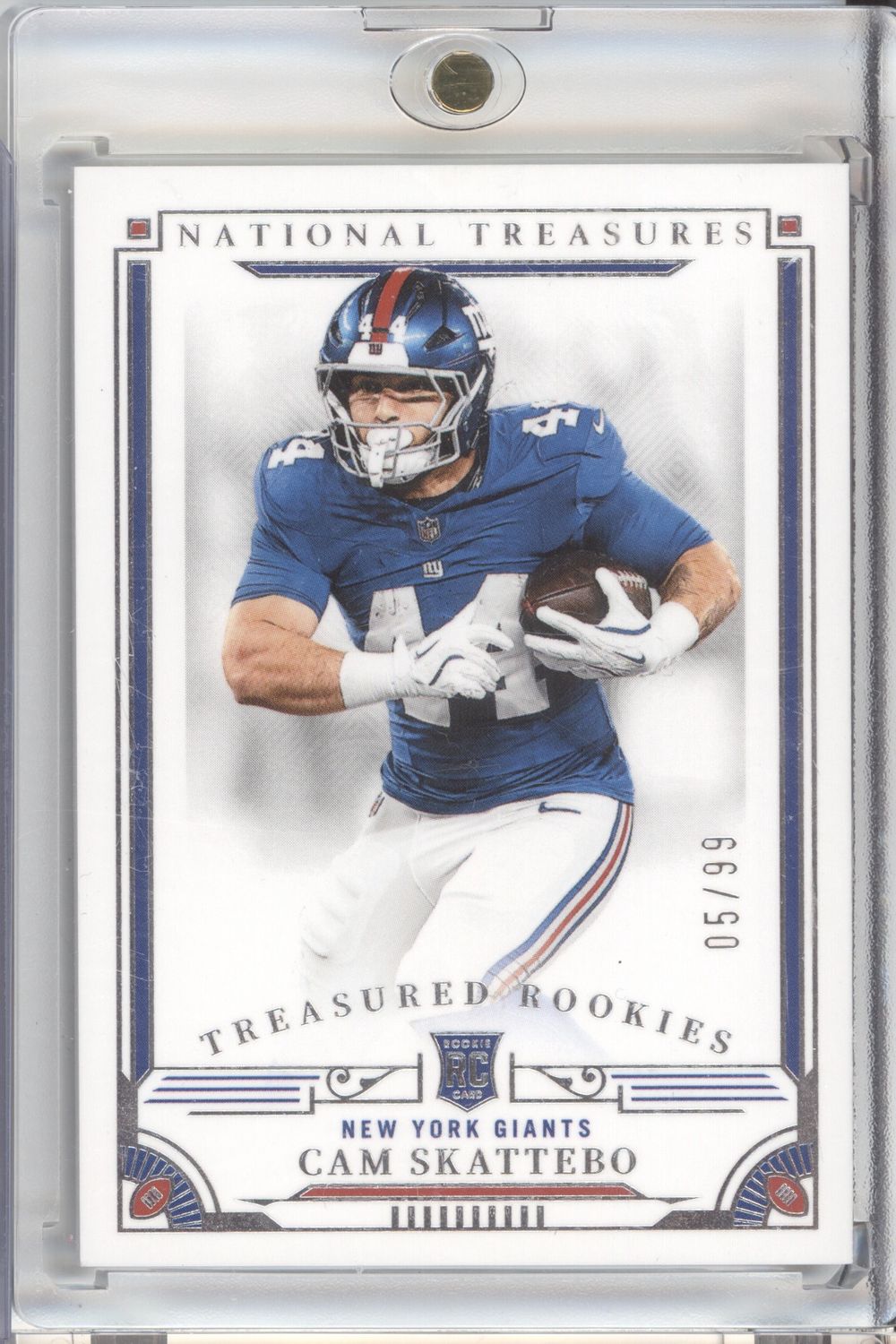 2025 National Treasures Football Cam Skattebo Treasured Rookies /99