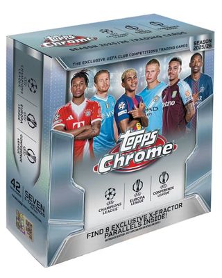 2025-26 Topps Chrome UEFA Mega Box