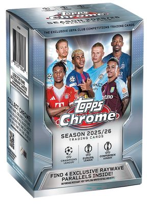 2025-26 Topps Chrome UEFA Blaster Box