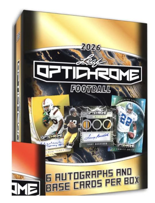 2026 Leaf Optichrome Football Hobby Box