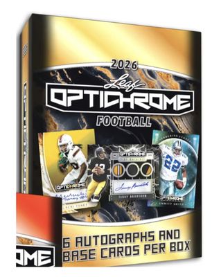 2026 Leaf Optichrome Football Hobby Box