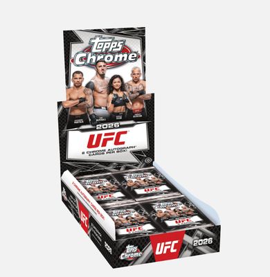 2026 Topps Chrome® UFC - Hobby Box