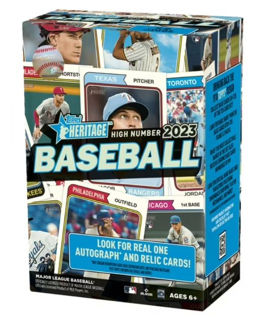 2023 Topps Heritage High Number Baseball Blaster Box
