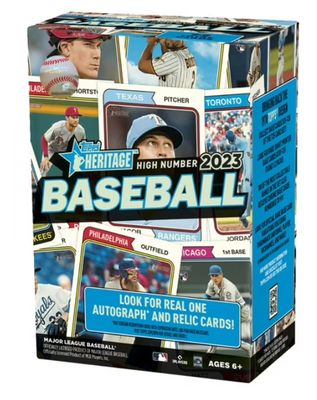 2023 Topps Heritage High Number Baseball Blaster Box